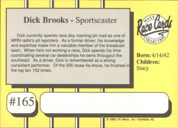 1990 Maxx #165 Dick Brooks Back