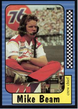 1991 Maxx #45 Mike Beam Front