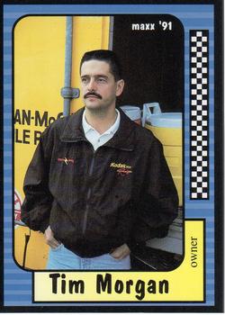 1991 Maxx #80 Tim Morgan Front