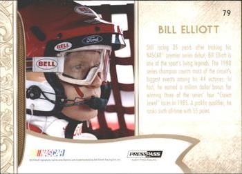 2011 Press Pass Fanfare #79 Bill Elliott Back