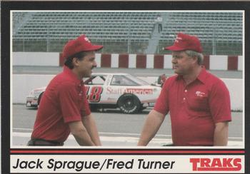 1991 Traks #48 Jack Sprague / Fred Turner Front