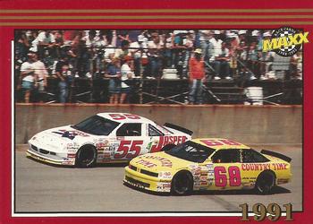 1992 Maxx (Red) #197 Bobby Hamilton / Ted Musgrave Cars Front