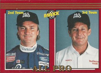 1992 Maxx (Red) #251 Mike Thomas/ Shorty Edwards Front