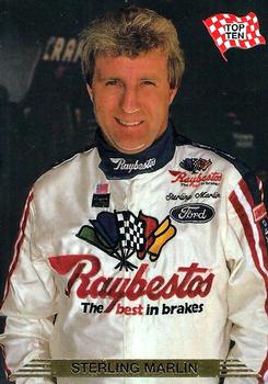 1993 Action Packed #47 Sterling Marlin Front