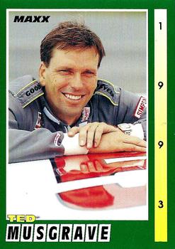1993 Maxx #55 Ted Musgrave Front