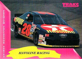 1993 Traks #128 Davey Allison's Car Front