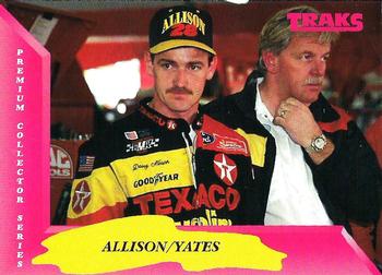 1993 Traks #69 Davey Allison / Robert Yates Front