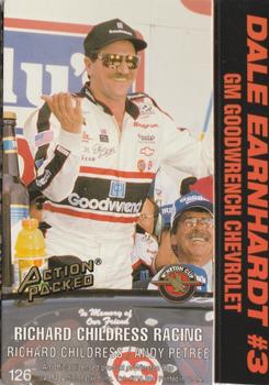 1994 Action Packed #126 Dale Earnhardt's Car Back