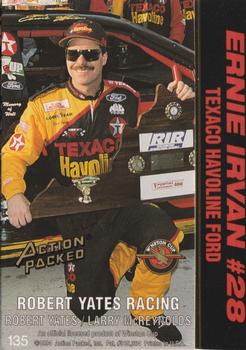 1994 Action Packed #135 Ernie Irvan's Car Back