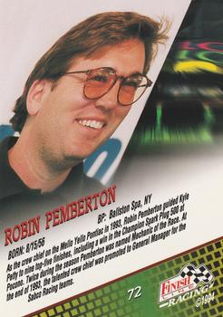 1994 Finish Line #72 Robin Pemberton Back