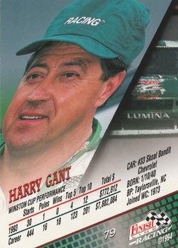 1994 Finish Line #79 Harry Gant Back