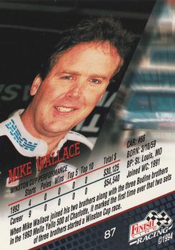 1994 Finish Line #87 Mike Wallace Back