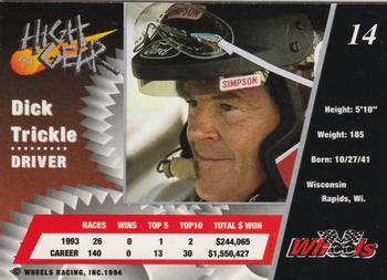 1994 Wheels High Gear #14 Dick Trickle Back