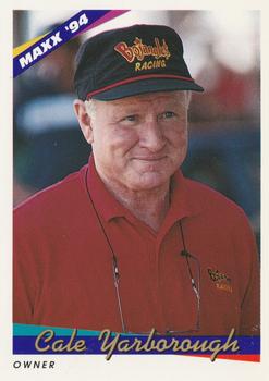 1994 Maxx #114 Cale Yarborough Front