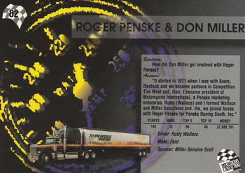 1994 Press Pass #82 Roger Penske / Don Miller Back