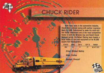 1994 Press Pass #83 Chuck Rider Back