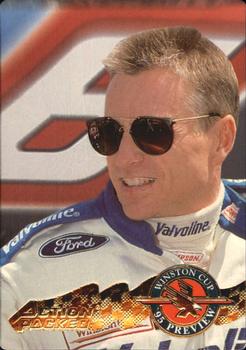 1995 Action Packed Winston Cup Preview #15 Mark Martin Front