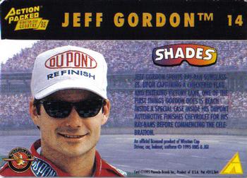 1995 Action Packed Winston Cup Country #14 Jeff Gordon Back