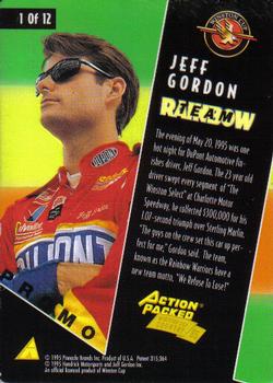 1995 Action Packed Winston Cup Country #1 Jeff Gordon Back