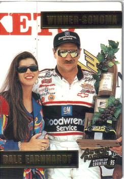 1995 Action Packed Winston Cup Country #45 Dale Earnhardt / Teresa Earnhardt Front
