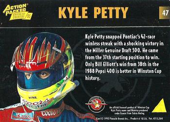 1995 Action Packed Winston Cup Country #47 Kyle Petty Back
