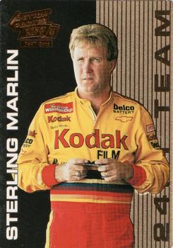 1995 Action Packed Winston Cup Country - 24KT Team #9 Sterling Marlin Front