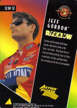 1995 Action Packed Winston Cup Country - Team Rainbow #12 Jeff Gordon / Ray Evernham Back