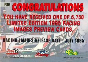 1995 Assets - Racing Images Previews #RI5 John Force Back
