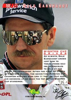 1995 Classic Images #50 Dale Earnhardt Back