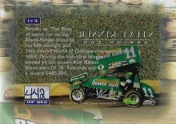 1995 Classic Images - Circuit Champions #5 Steve Kinser Back
