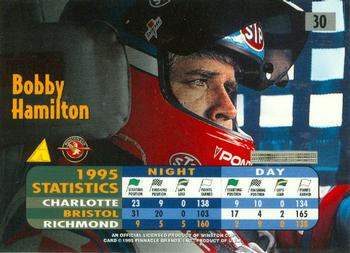 1995 Pinnacle Zenith #30 Bobby Hamilton Back
