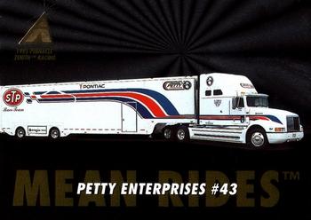 1995 Pinnacle Zenith #58 Bobby Hamilton's Transporter Front