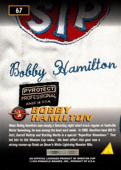 1995 Pinnacle Zenith #67 Bobby Hamilton Back