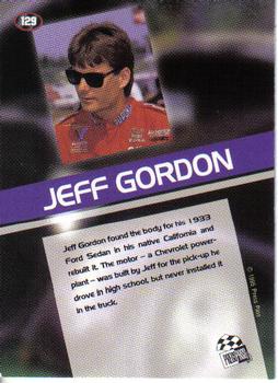 1995 Press Pass #129 Jeff Gordon Back