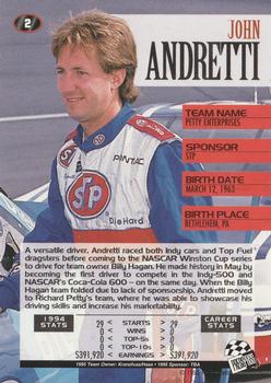 1995 Press Pass #2 John Andretti Back