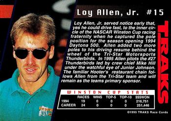 1995 Traks #15 Loy Allen, Jr. Back