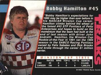 1995 Traks #45 Bobby Hamilton Back