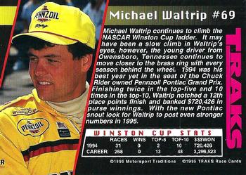 1995 Traks #69 Michael Waltrip Back