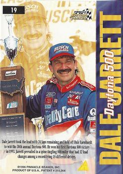 1996 Action Packed Credentials #19 Dale Jarrett Back