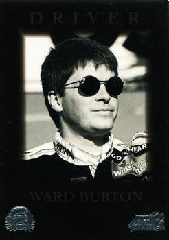 1996 Action Packed Credentials #41 Ward Burton Front