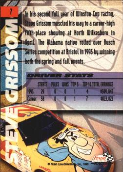 1996 Finish Line #7 Steve Grissom Back