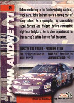1996 Finish Line #99 John Andretti Back