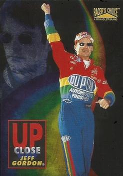 1996 Pinnacle Racer's Choice - Up Close with Jeff Gordon #3 Jeff Gordon Front