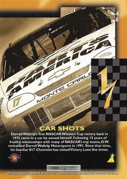 1996 Pinnacle #46 Darrell Waltrip's Car Back