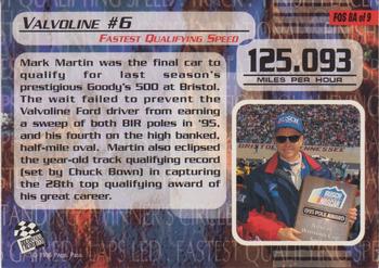 1996 Press Pass - F.Q.S. #FQS 8A Mark Martin Back