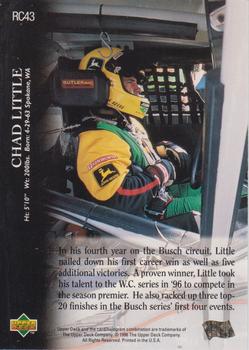 1996 Upper Deck Road to the Cup #RC43 Chad Little Back