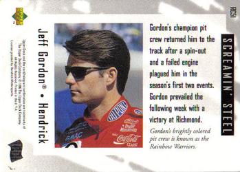 1996 Upper Deck Road to the Cup #RC51 Jeff Gordon Back