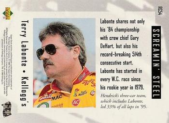 1996 Upper Deck Road to the Cup #RC54 Terry Labonte Back