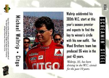 1996 Upper Deck Road to the Cup #RC60 Michael Waltrip Back