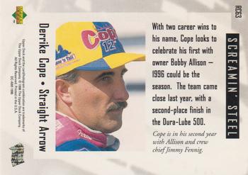 1996 Upper Deck Road to the Cup #RC63 Derrike Cope Back